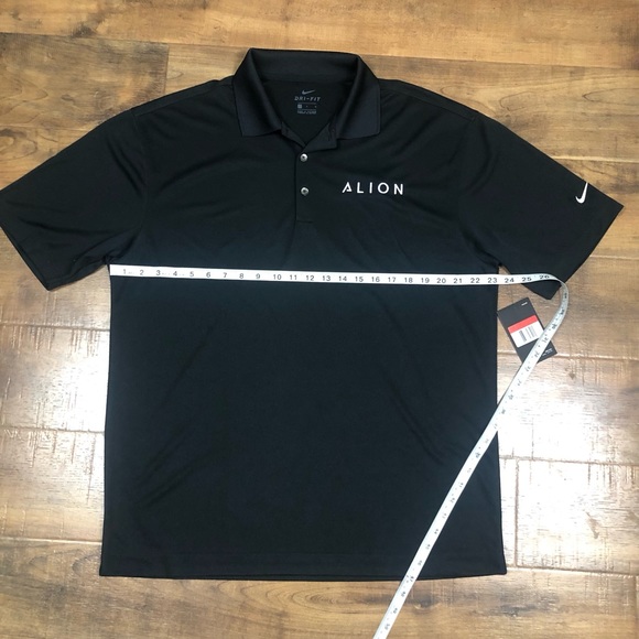 Nike Dri-Fit men's black golf shirt, large, NWT - Picture 8 of 9